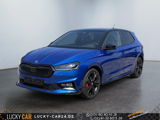 Lagerfahrzeug Skoda Fabia - 130 1,5 TSI DSG 2 ZoKlima ACC Navi 2x Einparkhilfe Kessy 18 Zoll beheiztes Lenkrad Sitzheizung Sunset 5J Garantie