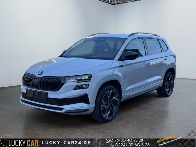 Lagerfahrzeug Skoda Karoq - Sportline 2,0 TDI DSG 2ZKlimaautomatik Canton Anh&auml;ngerkupplung Totewinkel Assistent 2 x Einparkhilfe Kamera 19 Zoll Felgen adaptiver Tempomat 5J Garantie