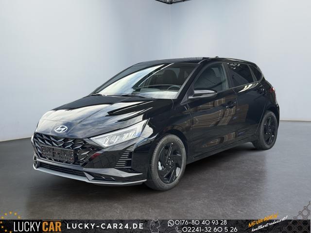 Lagerfahrzeug Hyundai i20 - Black Edition 1,0 T GDI DCT-7 Navigation 16 Zoll Kamera PDC Sitzheizung