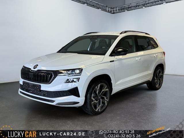 Lagerfahrzeug Skoda Karoq - Sportline 2,0 TSI 4x4 DSG 2ZKlimaautomatik Canton Anh&auml;ngerkupplung Totewinkel Assistent 2 x Einparkhilfe Kamera 19 Zoll Felgen adaptiver Tempomat 5J Garantie