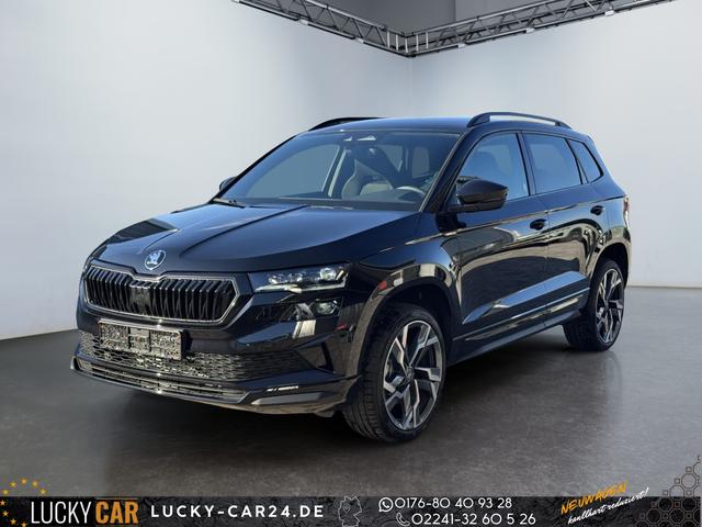 Lagerfahrzeug Skoda Karoq - Sportline 2,0 TDI DSG 2ZKlimaautomatik Canton Anh&auml;ngerkupplung Totewinkel Assistent 2 x Einparkhilfe Kamera 19 Zoll Felgen adaptiver Tempomat 5J Garantie