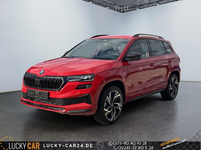 Lagerfahrzeug Skoda Karoq - Sportline 2,0 TSI 4x4 DSG 2ZKlimaautomatik Canton Anh&auml;ngerkupplung Totewinkel Assistent 2 x Einparkhilfe Kamera 19 Zoll Felgen adaptiver Tempomat 5J Garantie