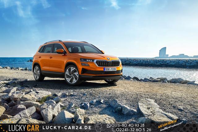 Bestellfahrzeug, konfigurierbar Skoda Karoq - Sportline 1,5 TSI 2ZoKlima 18 Zoll Alu Navigation 5J Garantie 10 ViCo Matrix ACC el Heckklappe 2 x PDC Kamera