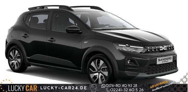 Bestellfahrzeug, konfigurierbar Dacia Sandero Stepway - Expression 1.2 Eco-G 120 LPG/Benzin AUTOMATIK, NEUES MODELL, 3J Garantie, Klimaanlage, Lederlenkrad, Parksensoren hinten, R&uuml;ckfahrkamera, Dachreling, Tempomat, Multimedia System 10"   Smartphone-Spiegelung, Regen-/Licht-Sensor, ZV FB, 4x eFH, Armlehne