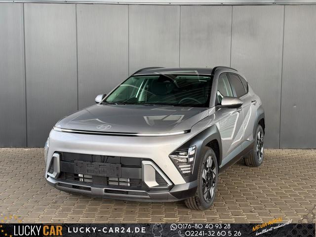Lagerfahrzeug Hyundai KONA - Comfort Plus 1.6 T-GDI 2WD 7-DCT / PDC V&H   Kamera Sitz Lenkradheizung Navi LED Alu 18''