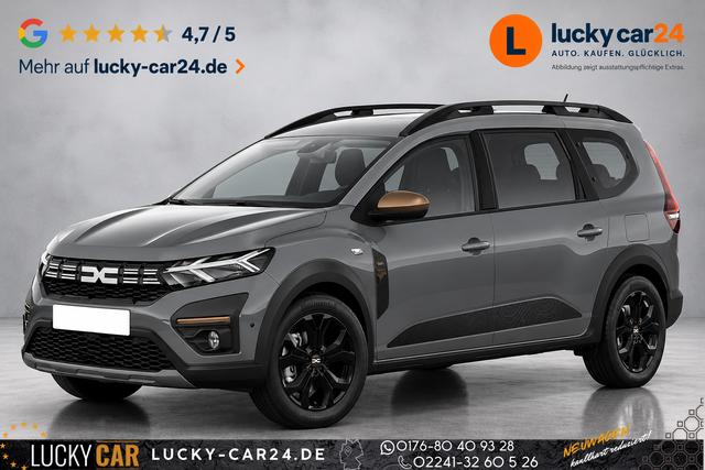 Bestellfahrzeug, konfigurierbar Dacia Jogger - Expression 1.8 hybrid (Benzin/Elektro)155 AUTOMATIK, 5-SITZPL&Auml;TZE, 3 Jahre Garantie, Klima, Parksensoren hinten, R&uuml;ckfahrkamera, Abgedunkelte Scheiben Lederlenkrad, Armlehne, Media Display 10   Smartphone-Spiegelung, Tempomat, Dachreling