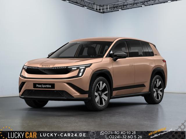 Bestellfahrzeug, konfigurierbar Skoda Peaq - 90 Sportline 86kWh (91kWh) 286PS/210kW  633km WLTP  |  20"Okapi  DCC  MatrixLED  360&deg;AreaView  ACC  TravelAssist3.0  SideAssist  KESSYAdvanced  Elektr.Sitze Memory  Sportsitze  Sitzhzg.v h  Lenkradhzg  W&auml;rmepumpe  Elektr.Heckklappe  13,6"Touch  Navi