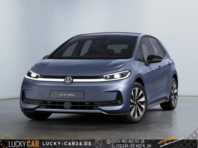Bestellfahrzeug, konfigurierbar Volkswagen ID.3 Neo - Style 170PS/125kW 50kWh  412km WLTP  2027 |  Matrix  NAVI  SHZ.