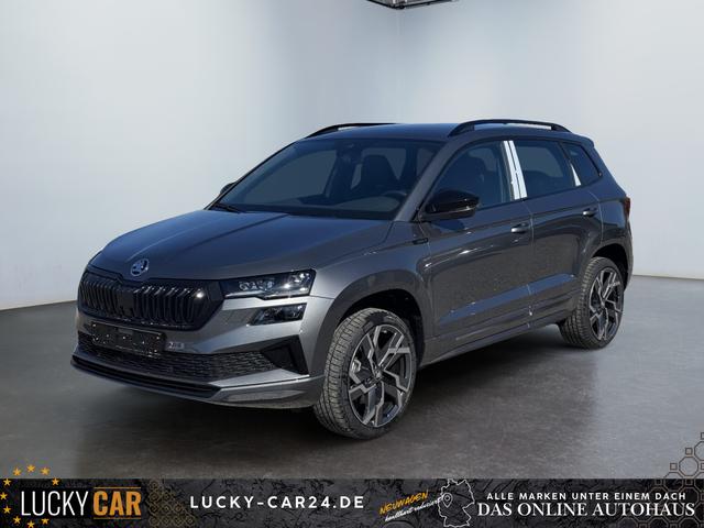 Lagerfahrzeug Skoda Karoq - Sportline 2,0 TDI DSG 2ZKlimaautomatik Canton Anh&auml;ngerkupplung Totewinkel Assistent 2 x Einparkhilfe Kamera 19 Zoll Felgen adaptiver Tempomat 5J Garantie