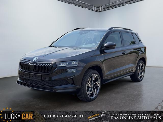 Lagerfahrzeug Skoda Karoq - Sportline 2,0 TSI 4x4 DSG Leder 2ZKlimaautomatik Canton Totewinkel Assistent 2 x Einparkhilfe Kamera 19 Zoll Felgen adaptiver Tempomat 5J Garantie
