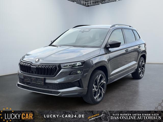 Lagerfahrzeug Skoda Karoq - Sportline 2,0 TDI DSG 2ZKlimaautomatik Canton Anh&auml;ngerkupplung Totewinkel Assistent 2 x Einparkhilfe Kamera 19 Zoll Felgen adaptiver Tempomat 5J Garantie