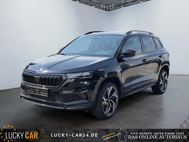 Lagerfahrzeug Skoda Karoq - Sportline 1,5 TSI DSG 2ZKlimaautomatik Canton Anh&auml;ngerkupplung Totewinkel Assistent 2 x Einparkhilfe Kamera 19 Zoll Felgen adaptiver Tempomat 5J Garantie