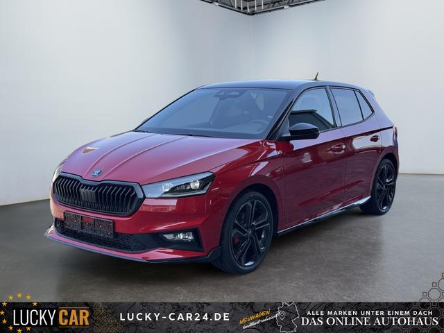 Lagerfahrzeug Skoda Fabia - 130 1,5 TSI DSG 2 ZoKlima ACC Navi 2x Einparkhilfe Kessy 18 Zoll beheiztes Lenkrad Sitzheizung Sunset 5J Garantie