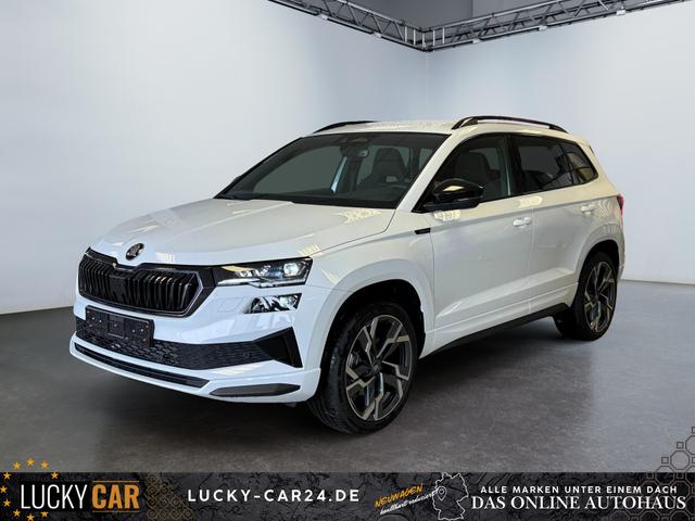 Lagerfahrzeug Skoda Karoq - Sportline 2,0 TSI 4x4 DSG 2ZKlimaautomatik Canton Anh&auml;ngerkupplung Totewinkel Assistent 2 x Einparkhilfe Kamera 19 Zoll Felgen adaptiver Tempomat 5J Garantie