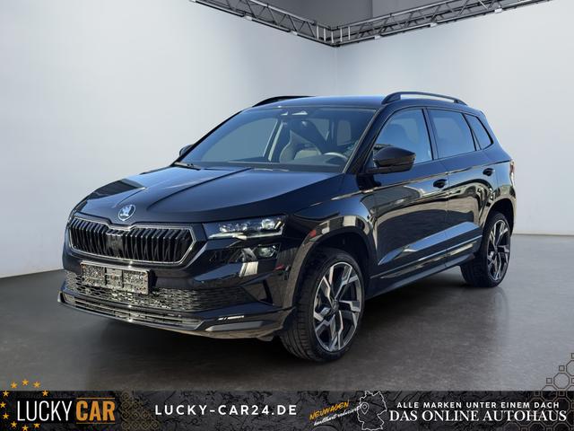 Lagerfahrzeug Skoda Karoq - Sportline 2,0 TDI DSG 2ZKlimaautomatik Canton Anh&auml;ngerkupplung Totewinkel Assistent 2 x Einparkhilfe Kamera 19 Zoll Felgen adaptiver Tempomat 5J Garantie