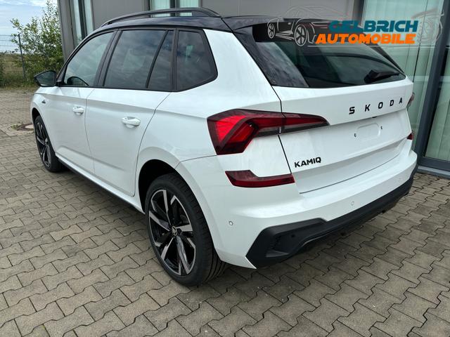 Skoda Kamiq Extra 1.5 TSI 150PS DSG (AUTOMATIK), 5 Jahre Garantie, 16" Alu, Climatronic, Radio 8" + SmartLink, Parksensoren hinten, R&uuml;ckfahrkamera, Sitzheizung, SunSet, Tempomat, Armlehne, NSW, LED-Scheinwerfer, Dachreling, Virtual Cockpit, Reserverad, M-Lederlenkrad 