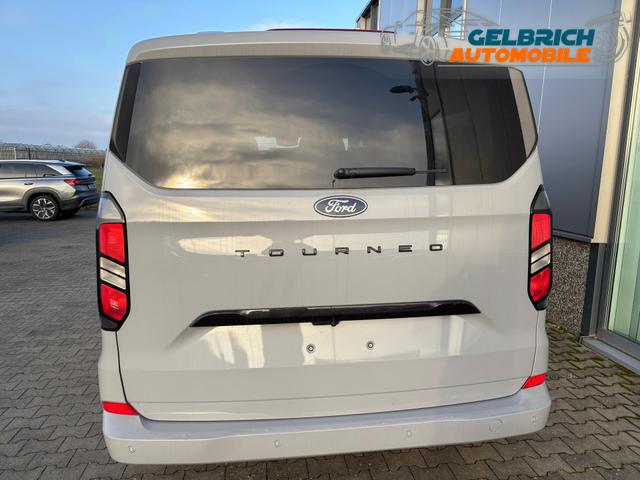 Ford Tourneo Custom Sport 2.5 Duratec Hybrid (PHEV) 232PS CVT (AUTOMATIK) L2 (LANGER RADSTAND) H1, 5J Garantie, 8 Plätze, 17" Alu, Schiebetüre re+li, Teil-Kunstlederpolster + Sitzheizung, 3-Zonen-Klimautomatik, Alarm, Privacy-Glas, Parksensoren v/h, Rückfahrkamera, LED-Scheinwe 