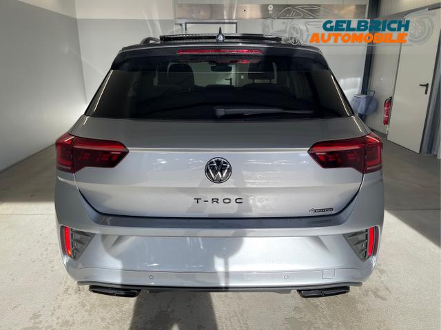 Volkswagen / T-Roc / [K2A2] Pyrit Silber Metallic / Dach Schwarz / / / 190PS 4M DSG Pano+AHK+Black+IQ.Light+IQ.Drive+eHeck+Kamera+Alu19