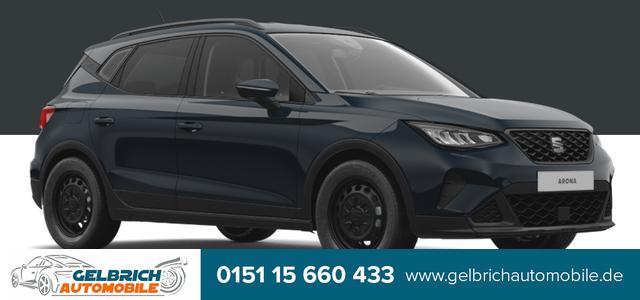 Seat Arona - Basis 1.0 TSI 95PS, 5J. Garantie, Parksensoren hinten, Radio 8,25"/Bluetooth/DAB+, LED-Scheinwerfer, Dachreling, Zentralverriegelung mit Fernbedienung, Reserverad, 4x elektr. Fensterheber