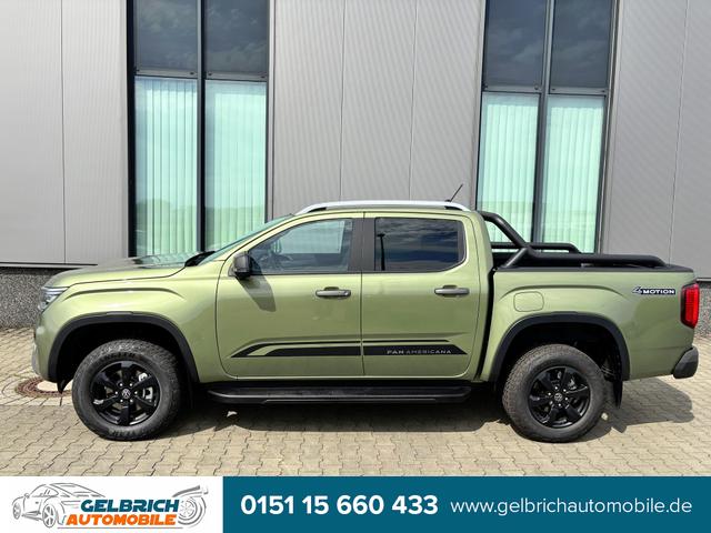 Volkswagen Amarok - PanAmericana 3.0 TDI V6 241PS AUTOMATIK, 5J GARANTIE, DIVERSE Metallic, STANDHEIZUNG, AHK, HOHLRAUMKONSER., M-Lederlenkrad beheizt, ACC, 18" Alu, Lederpolster, Sitzheizung, Climatronic, IQ Light MATRIX, Privacy-Glas, Parksensoren vo/hi, Kamera, Navigation, Soundsystem