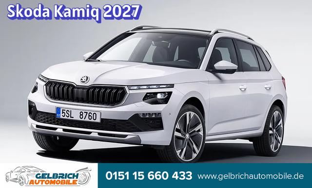 Skoda Kamiq - Selection 1.5 TSI ACT 110 kW 6 Gang, 4J Garantie, Leichtmetallr&auml;der 16 Zoll, Klima, Virtual Cockpit 8,0 LED und R&uuml;ckleuchten,Dachreling, Armlehne vorne,PDC hinten, Cruise Control eletronisch, MF-Lederlenkrad