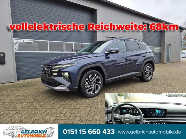 Hyundai TUCSON - Trend 1.6 T-GDI 252PS Automatik PHEV FACELIFT MY2025 Krell-Sound elektr. Heckklappe Teil-Leder Sitzheizung Lenkradheizung ACC Klimaautomatik Navi 12,3"-Touchscreen DAB+ wireless Apple CarPlay + Android Auto PDC v+h Rückf.Kamera 2xKeyless 19-LM