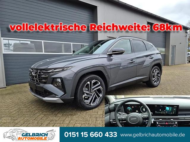 Hyundai TUCSON - Trend 1.6 T-GDI 252PS Automatik PHEV FACELIFT MY2025 Krell-Sound elektr. Heckklappe Teil-Leder Sitzheizung Lenkradheizung ACC Klimaautomatik Navi 12,3"-Touchscreen DAB+ wireless Apple CarPlay + Android Auto PDC v+h Rückf.Kamera 2xKeyless 19-LM