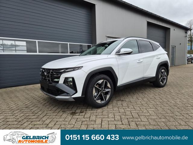 Hyundai TUCSON - Trend 1.6 T-GDI 160PS Automatik FACELIFT MY2025 4xKamera elektr. Heckklappe Teil-Leder Sitzheizung v+h Lenkradheizung ACC Klimaautomatik Navi Touchscreen DAB+ wireless Apple CarPlay + Android Auto PDC Matrix-LED-Scheinw.