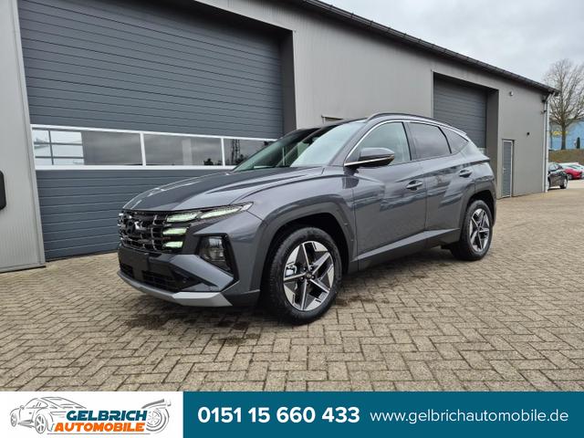 Hyundai TUCSON - Trend 1.6 T-GDI 160PS FACELIFT MY2025 elektr. Heckklappe Teil-Leder Sitzheizung v+h Lenkradheizung Klimaautomatik Navi Touchscreen DAB+ wireless Apple CarPlay + Android Auto PDC Rückf.-Kamera Matrix-LED-Scheinw.