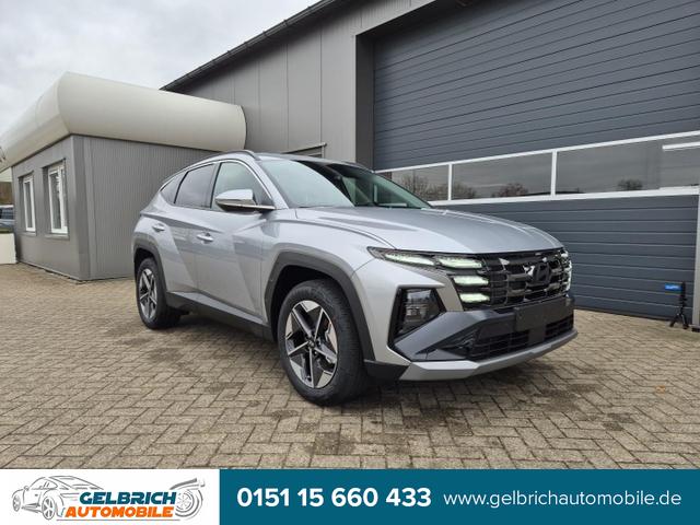 Hyundai TUCSON - Trend 1.6 T-GDI 160PS FACELIFT MY2025 elektr. Heckklappe Teil-Leder Sitzheizung v+h Lenkradheizung Klimaautomatik Navi Touchscreen DAB+ wireless Apple CarPlay + Android Auto PDC Rückf.-Kamera Matrix-LED-Scheinw.