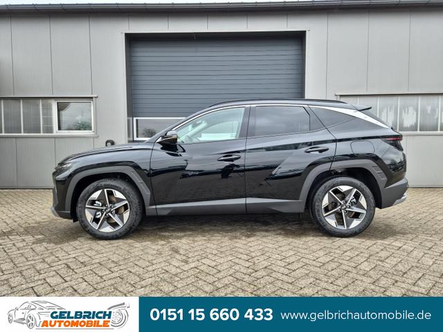 Hyundai TUCSON - Trend 1.6 T-GDI 160PS FACELIFT MY2025 elektr. Heckklappe Teil-Leder Sitzheizung v+h Lenkradheizung Klimaautomatik Navi Touchscreen DAB+ wireless Apple CarPlay + Android Auto PDC Rückf.-Kamera Matrix-LED-Scheinw.