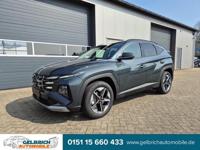 Hyundai TUCSON - Trend 1.6 T-GDI 160PS Automatik FACELIFT MY2025 4xKamera elektr. Heckklappe Teil-Leder Sitzheizung v+h Lenkradheizung ACC Klimaautomatik Navi Touchscreen DAB+ wireless Apple CarPlay + Android Auto PDC Matrix-LED-Scheinw.