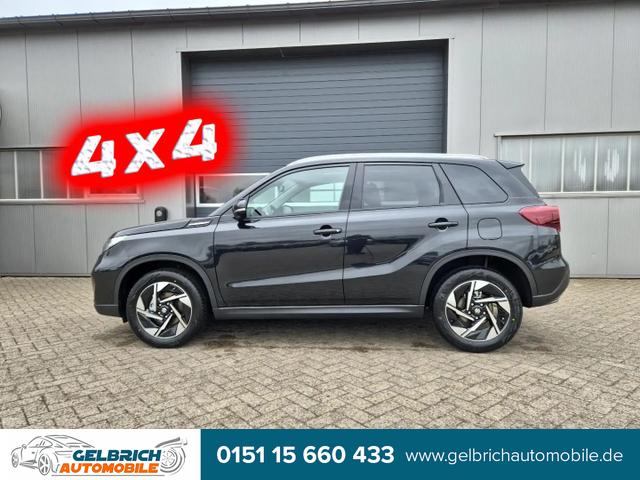 Suzuki Vitara - Comfort+ 129PS HYBRID 4x4 ALLGRIP 1.4 Boosterjet Allrad elektr. PanoDach Teilleder mit Alcantara Navi Klimaautomatik Sitzheizung ACC PDC v+h Rückf.Kamera Suzuki-Radio Apple CarPlay Android Auto Touchscreen 2xKeyless 17-LM