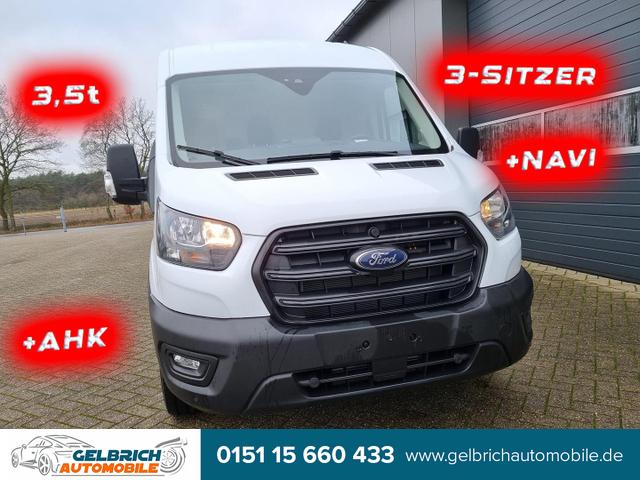 Ford Transit - L2H2 2.0 TDCi 130PS Trend 3,5t 3-Sitzer AHK Klima Navi Bluetooth DAB Frontscheibe beheizb. PDC v+h Rückf.Kamera Tempomat