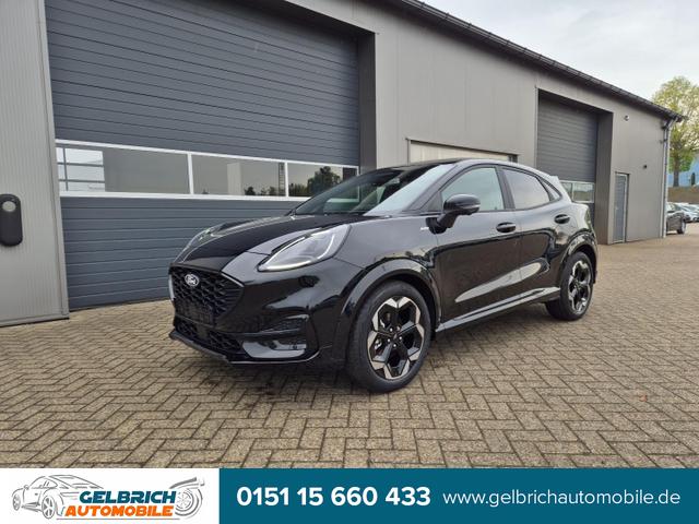 Ford Puma - ST-Line X 1.0 EcoBoost Hybrid 125PS NEUES MODELL 360°Kamera AbstandsTempomat el.Heckklappe Premium Leder (Sensico) B+O-Sound Klimaautomatik Sitzheizung Lenkradheizung Frontscheibe beheizb. Ford-Navi SYNC4 Bluetooth Apple CarPlay Android Auto PDC v+