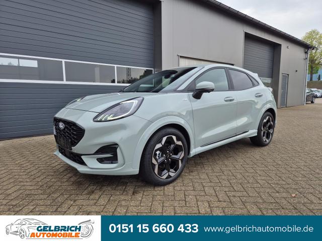 Ford Puma - ST-Line X 1.0 EcoBoost Hybrid 125PS Automatik NEUES MODELL 360°Kamera AbstandsTempomat el.Heckklappe Premium Leder (Sensico) B+O-Sound Klimaautomatik Sitzheizung Lenkradheizung Frontscheibe beheizb. Ford-Navi SYNC4 Bluetooth Apple CarPlay Android A