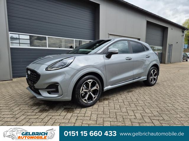 Ford Puma - ST-Line 1.0 EcoBoost Hybrid 125PS Automatik NEUES MODELL Klimaautomatik Sitzheizung Lenkradheizung Frontscheibe beheizb. Ford-Navi SYNC4 Bluetooth Apple CarPlay Android Auto Rückf.Kamera PDC 17-LM