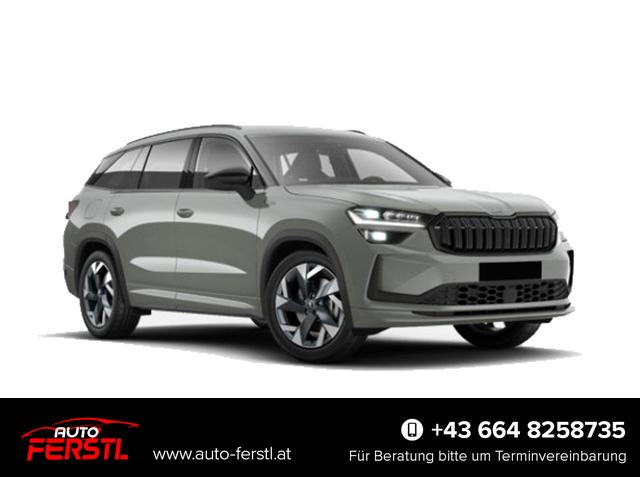 Vorlauffahrzeug Skoda Kodiaq - Sportline 2.0 TSI DSG 4x4 AHK NAVI SHZ Matrix 360° IPA Keyless Canton