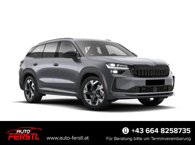 Vorlauffahrzeug Skoda Kodiaq - Sportline 2.0 TSI DSG 4x4 AHK NAVI SHZ Matrix 360° IPA Keyless Canton