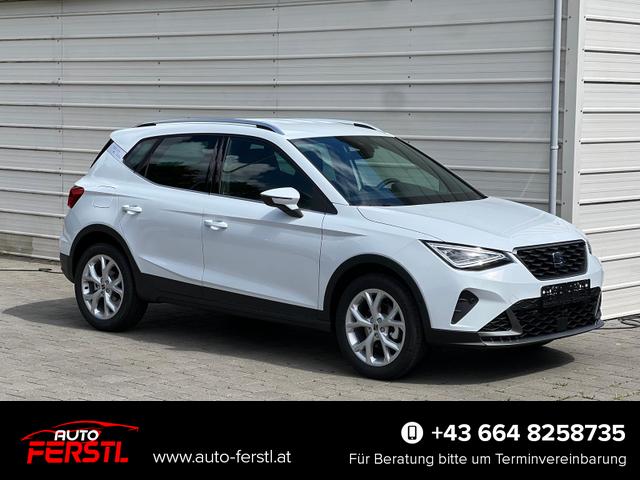 Lagerfahrzeug Seat Arona - FR Edition 1.0 TSI DSG AHK NAVI SHZ ACC Kamera Klimaauto Keyless 17"