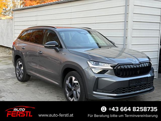 Gebrauchtfahrzeug Skoda Kodiaq - Sportline 2.0 TDI DSG 4x4 7Sitzer AHK NAVI SHZ Matrix 360° IPA Keyless Canton