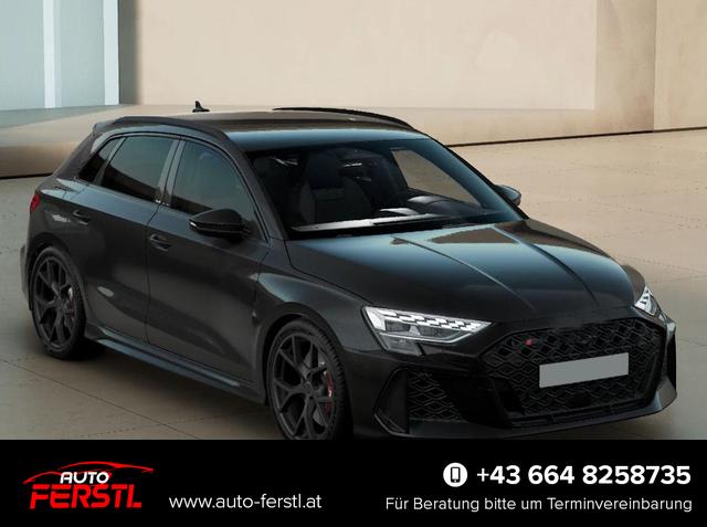 Vorlauffahrzeug Audi RS3 - Sportback 2.5l Quattro S tronic NAVI SONOS ParkAsst 360&deg; Matrix AsstPak Keyless 
