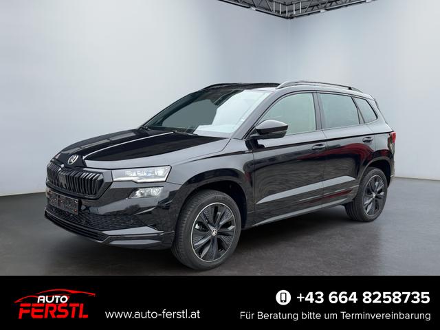 Lagerfahrzeug Skoda Karoq - 1,5 TSI DSG Sportline 2ZKli AHK ACC SHT PDC Kam 5JG