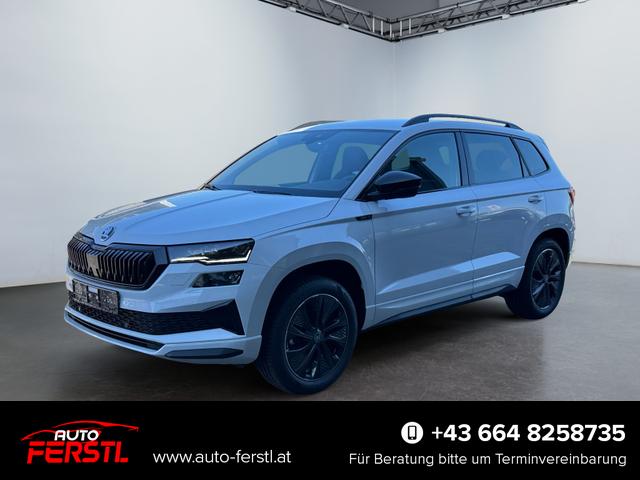Lagerfahrzeug Skoda Karoq - 2,0 TSI 4x4 DSG Sportline 2ZKli AHK ACC SHT PDC Kam 5JG