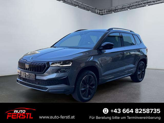 Lagerfahrzeug Skoda Karoq - 2,0 TSI 4x4 DSG Sportline 2ZKli AHK ACC SHT PDC Kam 5JG
