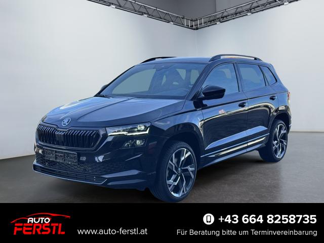 Lagerfahrzeug Skoda Karoq - 1,5 TSI DSG Sportline 2ZKli AHK ACC Canton PDC Kam 19Zo 5JG