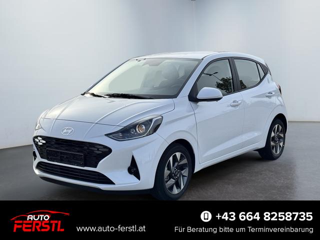 Lagerfahrzeug Hyundai i10 - 1,2 1ZKlim NAV 8Z SHZ Spha BT Kam PDC Alu
