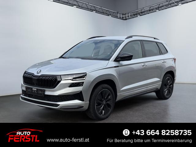 Lagerfahrzeug Skoda Karoq - 2,0 TSI 4x4 DSG Sportline 2ZKlimaautomatik Canton Totewinkel 4 x Sitzheizung 2 Einparkhilfe Kamera 18 Zoll Felgen adaptiver Tempomat 5J Garantie