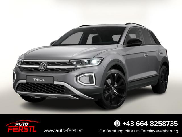 Vorlauffahrzeug Volkswagen T-Roc - Style 190 DSG 4M Pano BlackP Matrix Nav