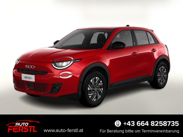 Lagerfahrzeug Fiat 600e - RED 54kWh 11kW-OBC CarPlay W&auml;rmepumpe PDC